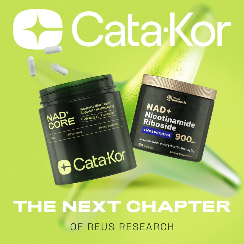 Cata-Kor NAD+ Core - NAD Supplement for Skin Aging Support, Energy, and Focus