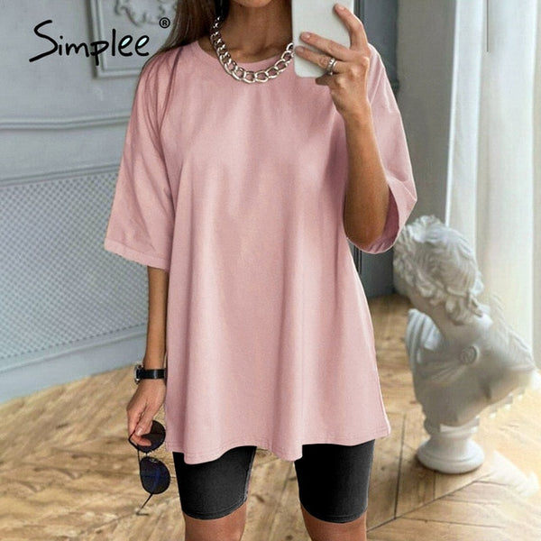 Simplee Casual solid outfits women's two piece suit