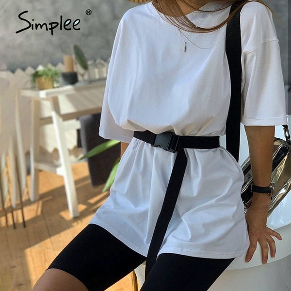 Simplee Casual solid outfits women's two piece suit